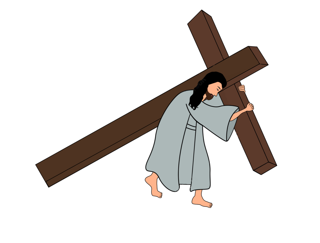 Jesus carrying the cross