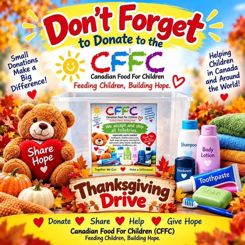 Canadian Food for Children Thanksgiving Drive Canadian Food for Children Thanksgiving Drive