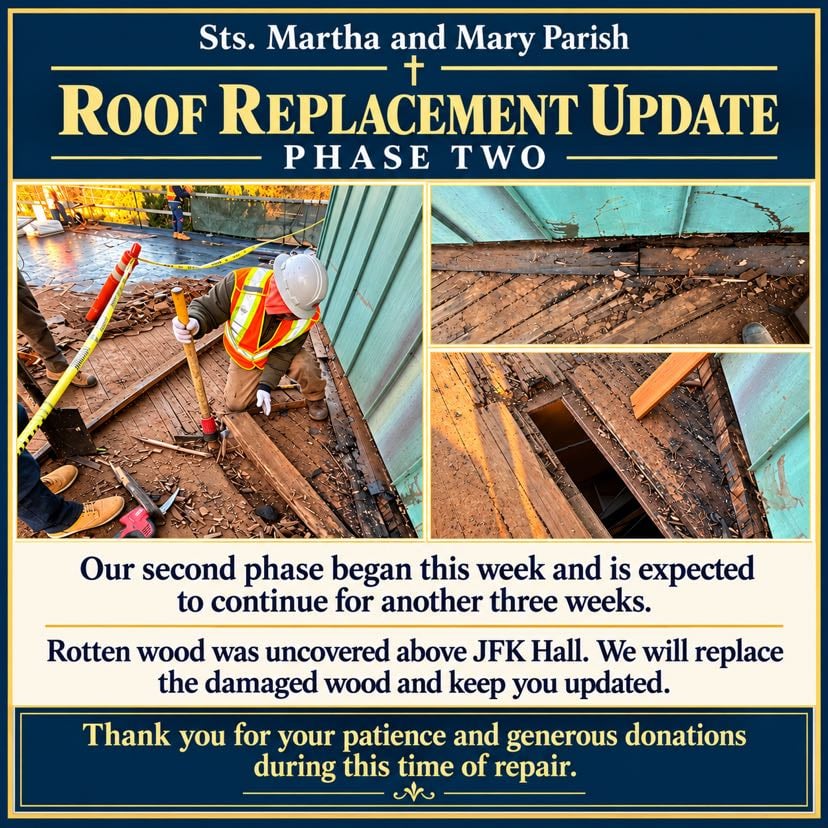 Roof Replacement Update