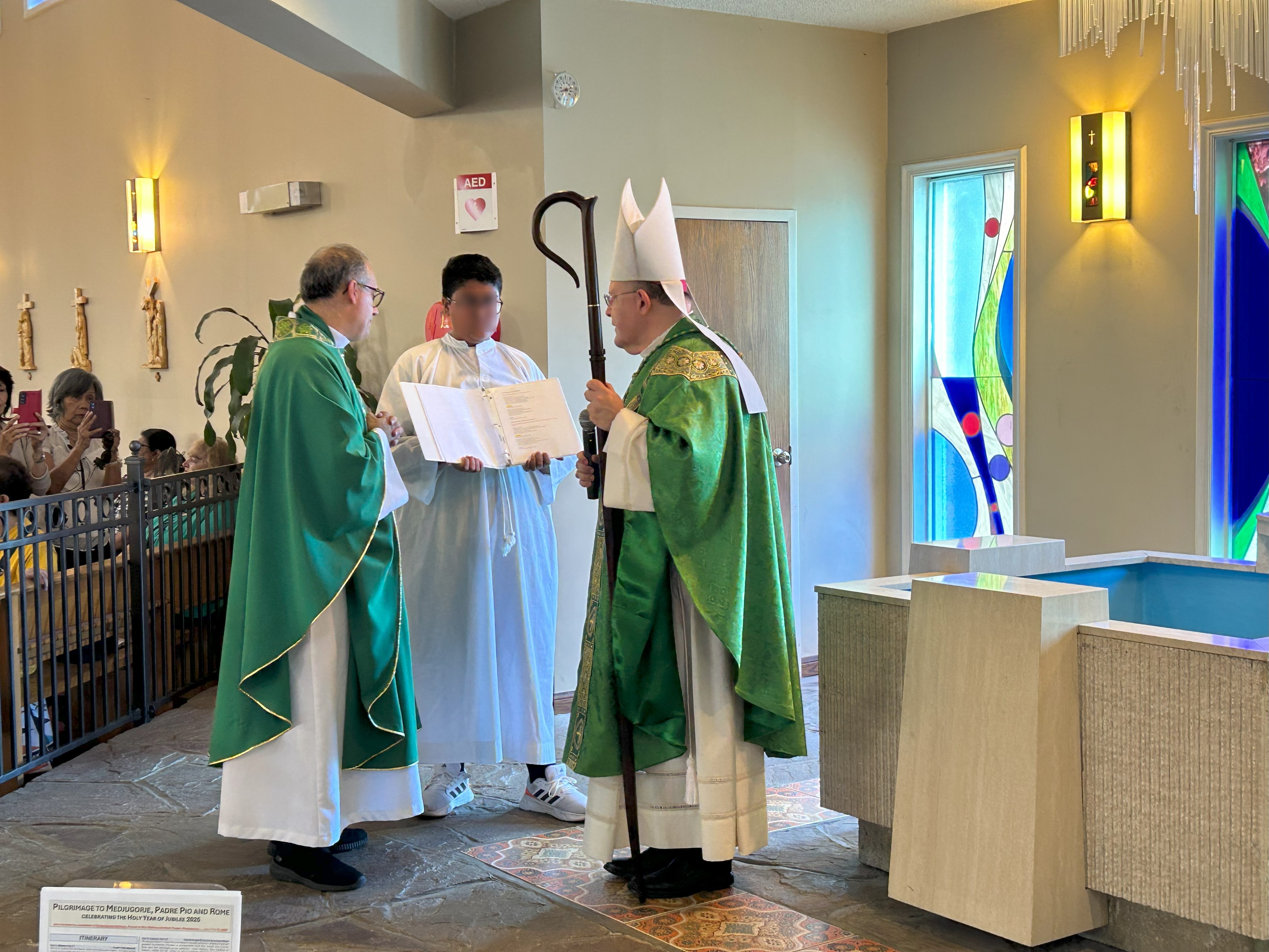 Installation of Fr Xavier