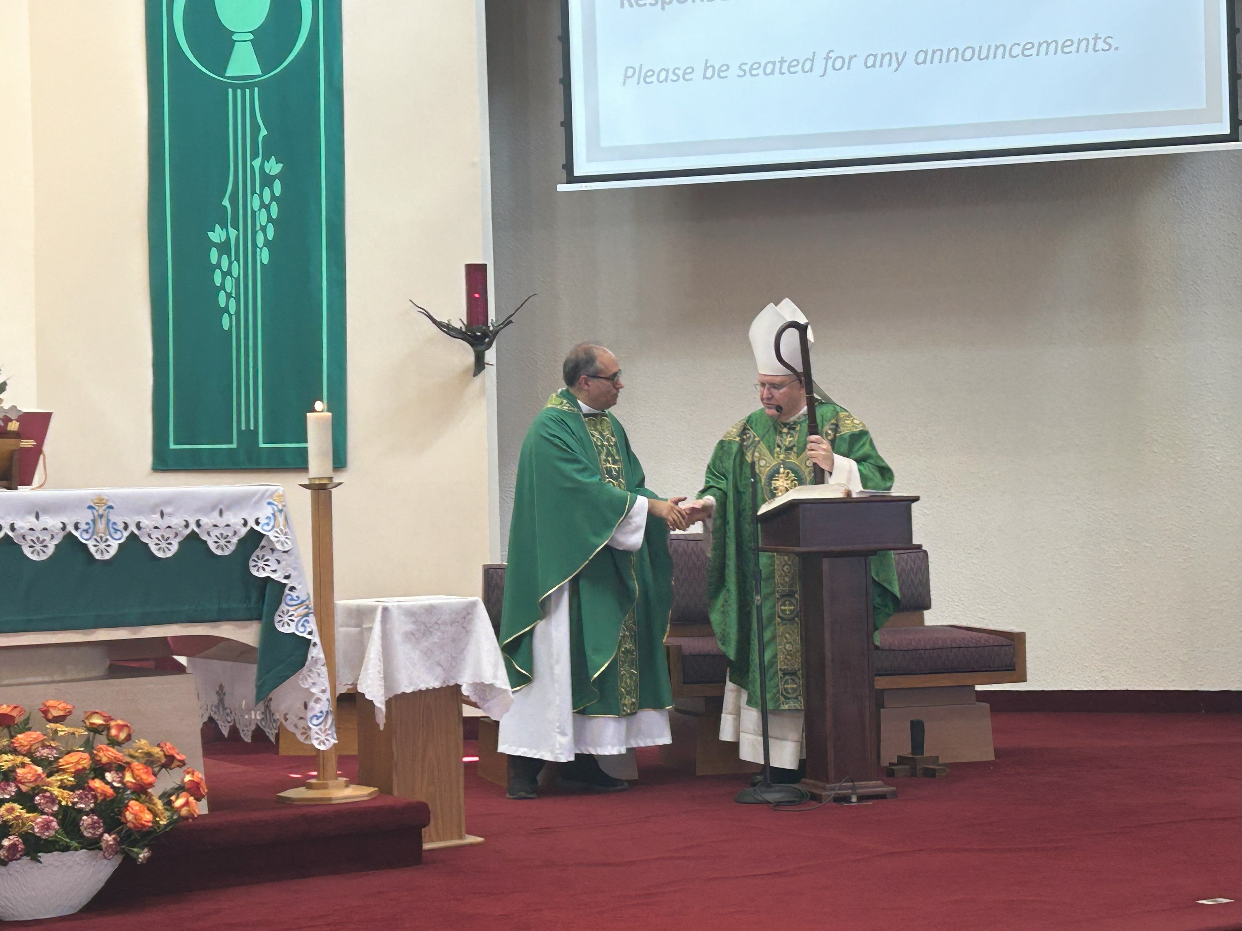 Installation of Fr Xavier