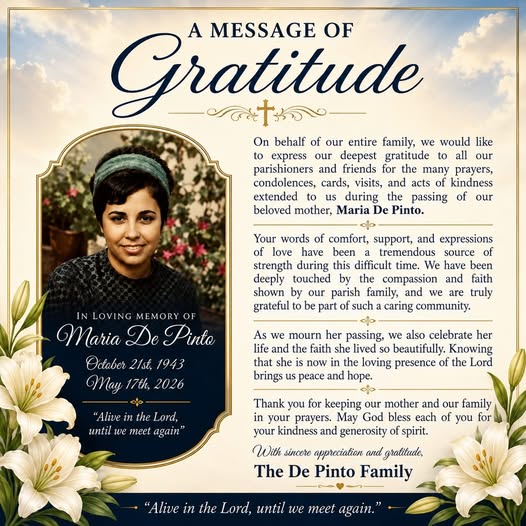 message of gratitude