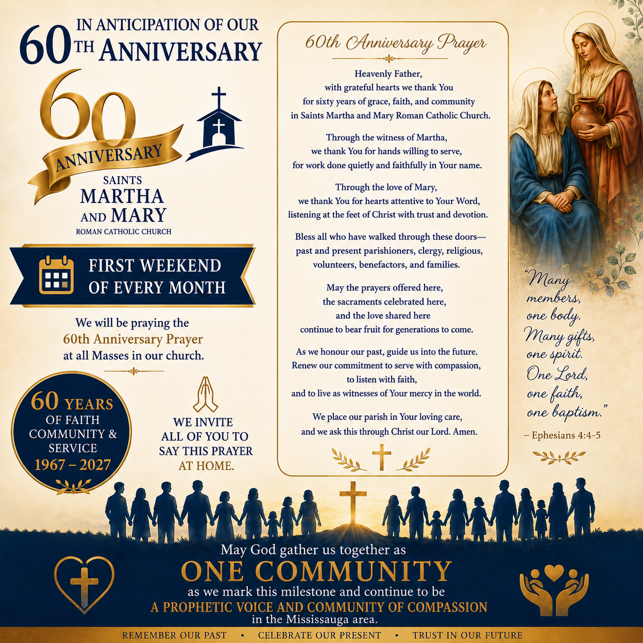 60TH ANNIVERSARY PRAYER