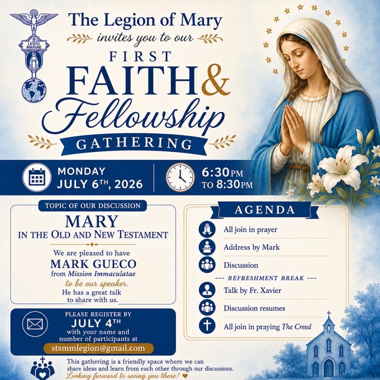 The Legion of Mary – Faith & Fellowship Gathering