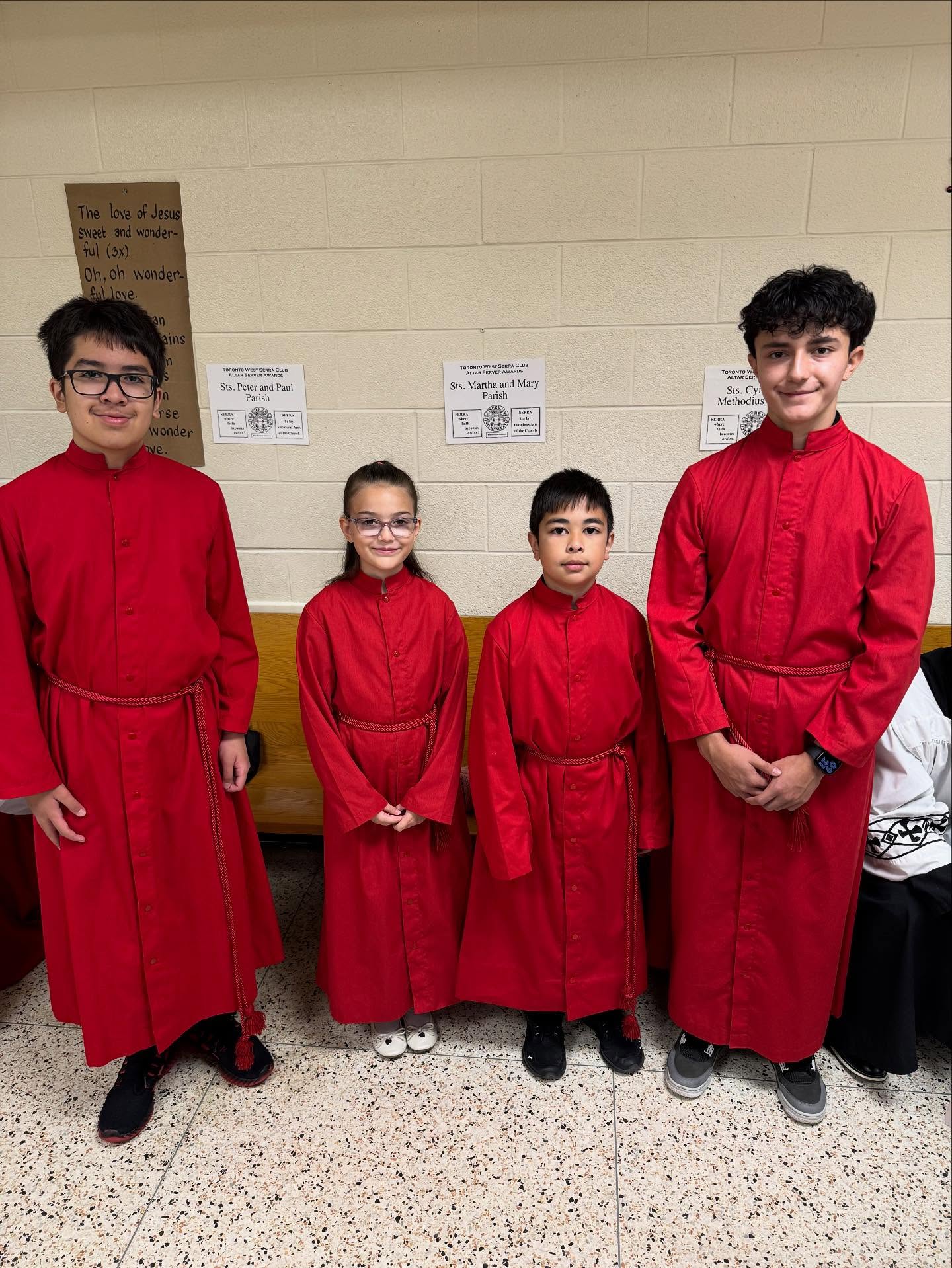 Altar server awards Altar server awards