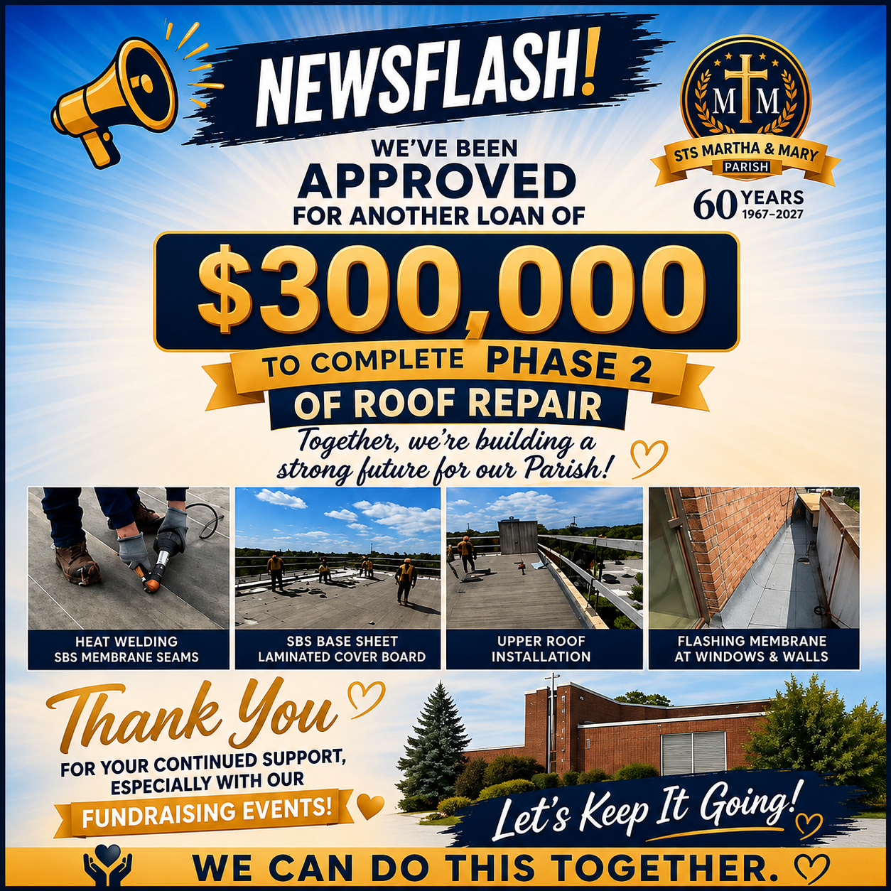 Roof Repair Phase 2 Update
